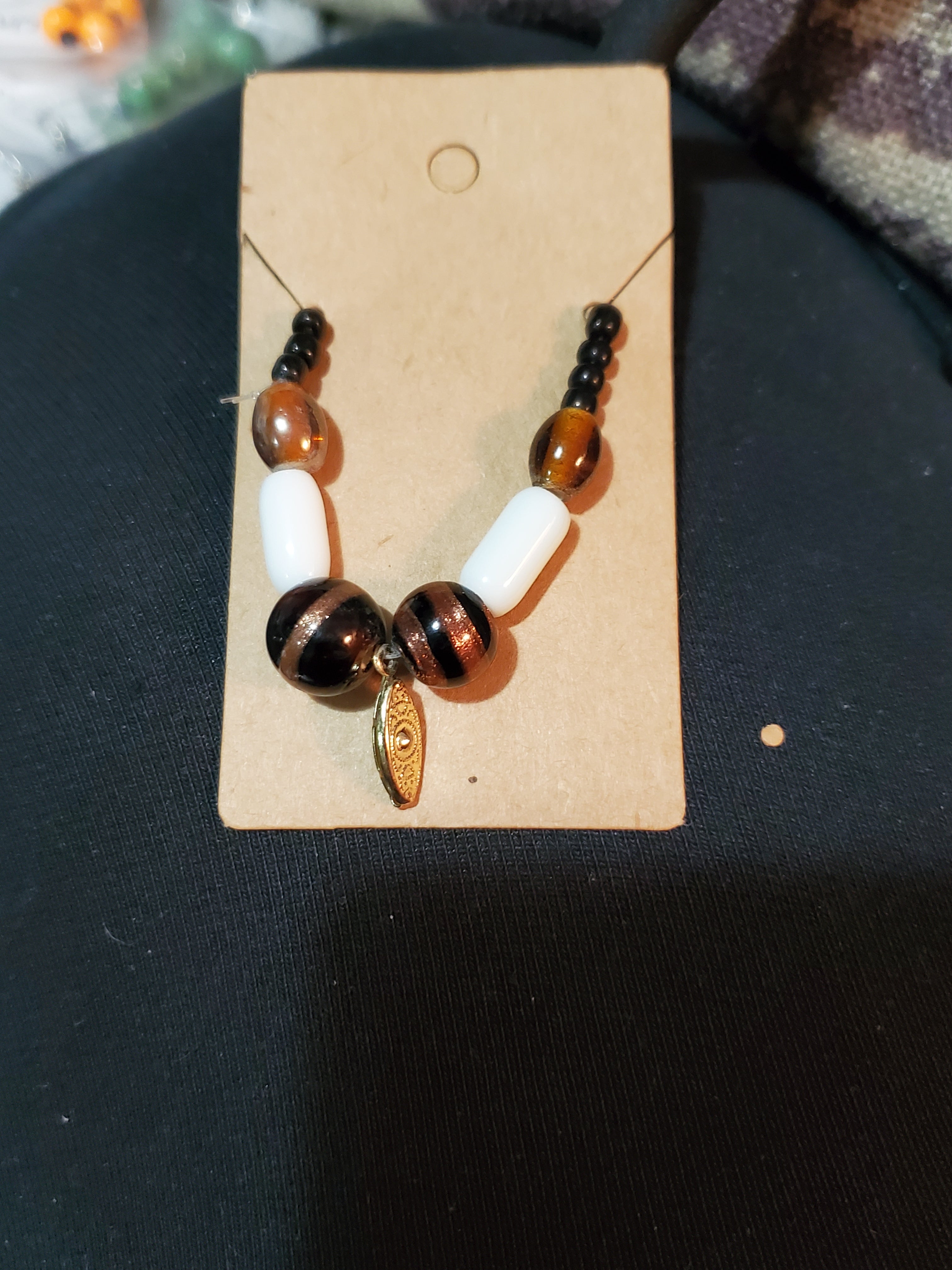Glass Beaded Evil Eye Charm Bracelet