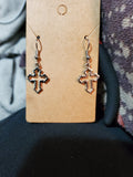 Cross Charm Earrings